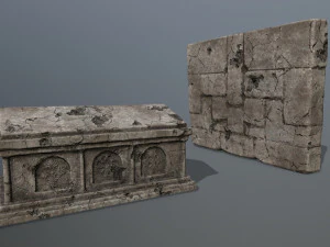 ruin set 3D Model