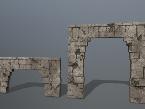 ruin set 3D Model