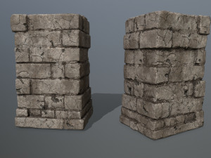 ruin set 3D Model