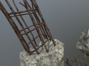 old concrete pole 3Dモデル