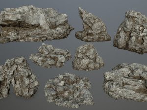 rocks 3D Model