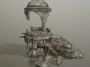 old temple 3D Model