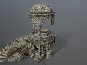 old temple 3D Model