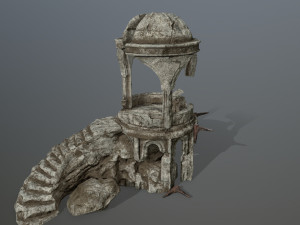 old temple 3D Model