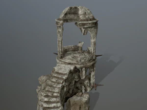 old temple 3D Model