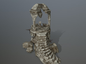 old temple 3D Model