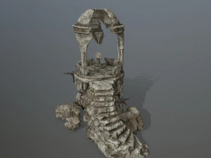 old temple 3D Model