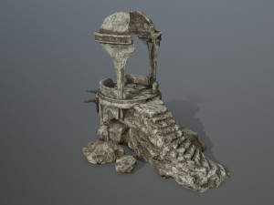 old temple 3D Model