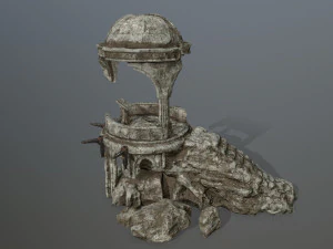 old temple 3D Model