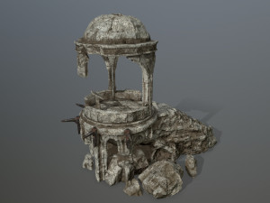 old temple 3D Model