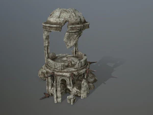 old temple 3D Model