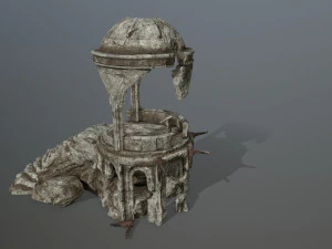 old temple 3D Model