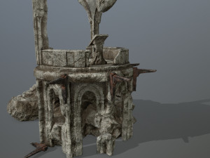 old temple 3D Model