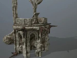 old temple 3D Model