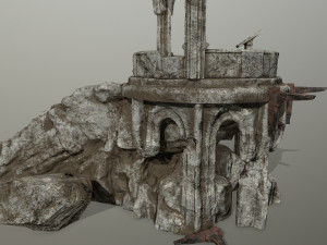 old temple 3D Model