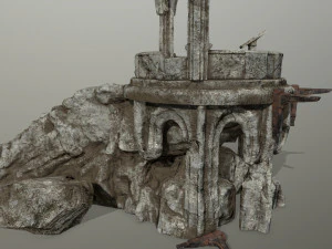 old temple 3D Model