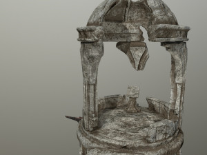 old temple 3D Model
