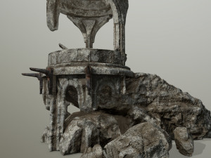 old temple 3D Model
