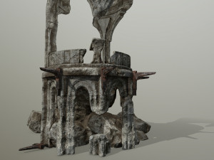 old temple 3D Model