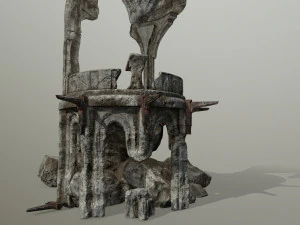old temple 3D Model