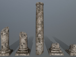 broken column 3D Model