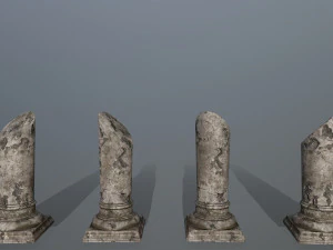 broken column 3D Model
