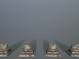 broken column Modelo 3D