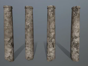 broken column 3D Model