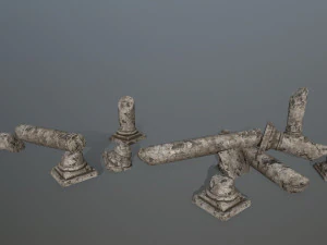 broken column 3D Model