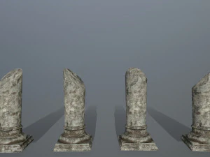 broken column 3D Model