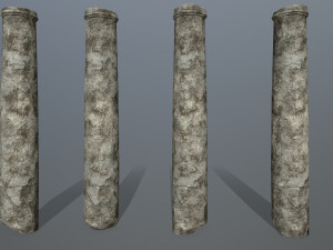 broken column 3D Model