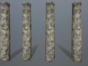 broken column 3D Model