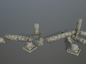 broken column 3D Model
