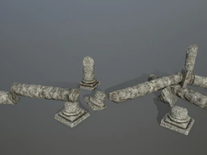 broken column 3D Model