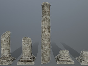 broken column 3D Model
