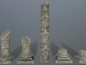 broken column 3D Model