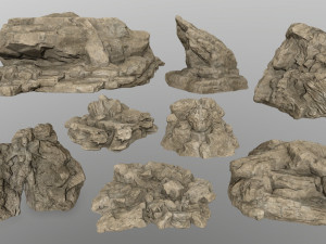 rocks 3D Model