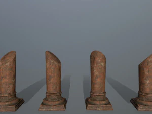 broken column 3D Model