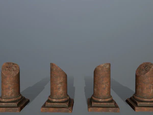 broken column 3D Model