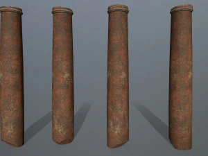 broken column 3D Model