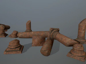 broken column 3D Model
