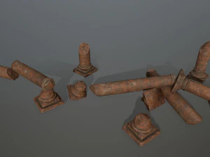 broken column 3D Model