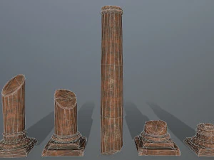 broken column 3D Model
