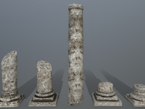 broken column 3D Model