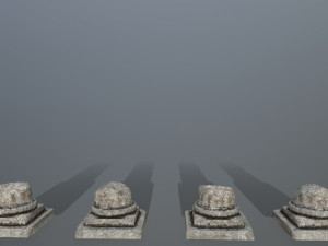 broken column Modelo 3D
