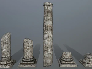 broken column 3D Model
