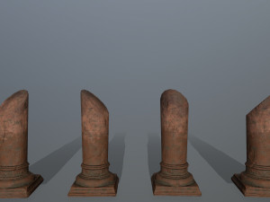 broken column 3D Model