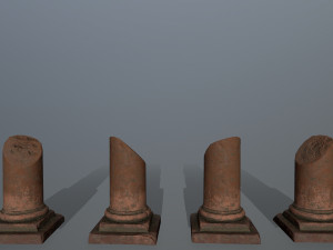 broken column 3D Model