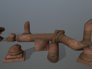 broken column 3D Model