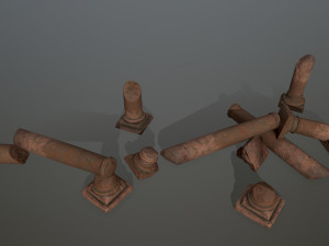 broken column 3D Model